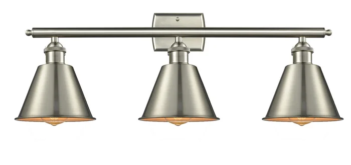 Ballston Three Light Bath Vanity in Polished Chrome (405|516-3W-PC-G122-LED)