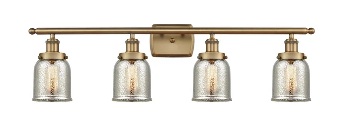 Ballston Urban Four Light Bath Vanity in Brushed Brass (405|916-4W-BB-G58)