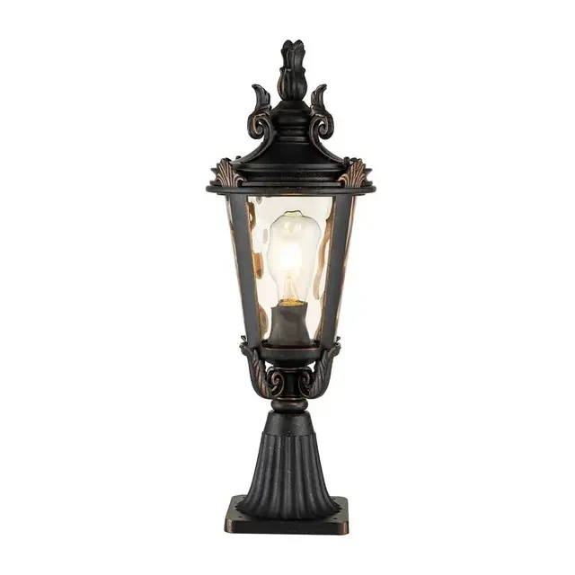 Baltimore Bronze 22cm IP44 Top Post Light