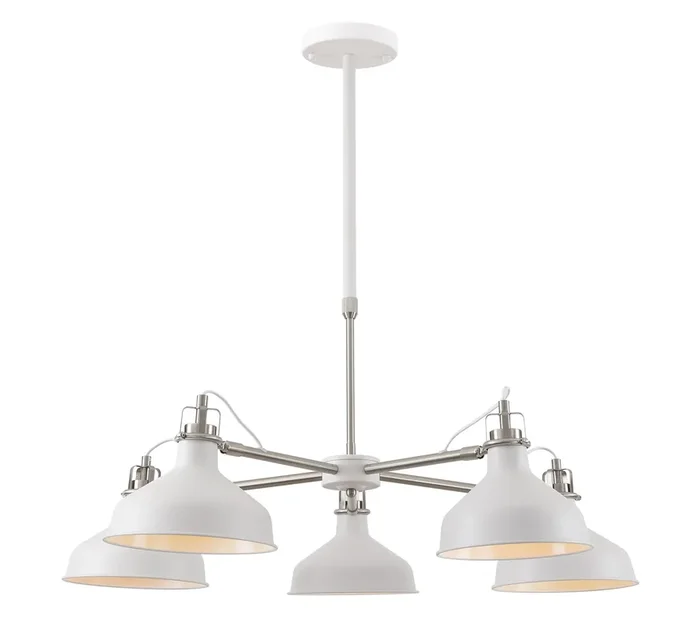 Banker Telescopic 5 Light Pendant