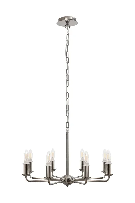 Banyan 8 Light Traditional Armed Chandelier E14 (Deco D0677)
