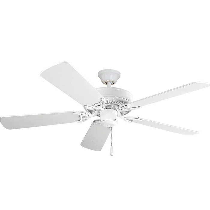 Basic-Max 52″ Ceiling Fan White/Light Oak Blades