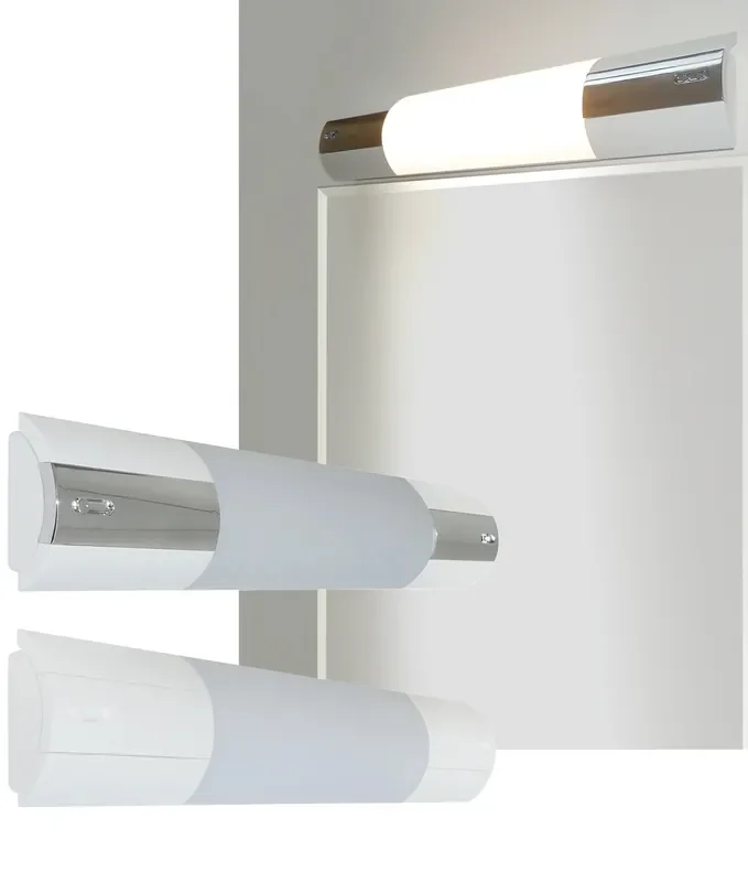 Bathroom LED Wall Light With Hidden Socket For Shavers