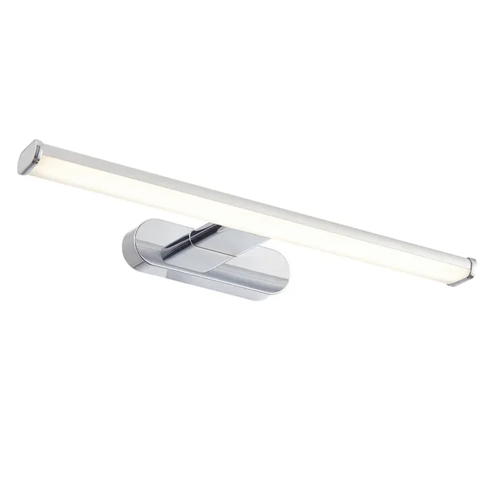 Bathroom Wall Light in Chrome with Frosted Shade (0711MOD76657)