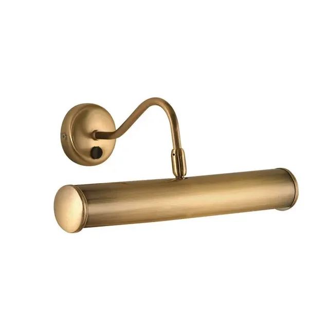 BC 2 Light Antique Brass Adjustable Picture Light