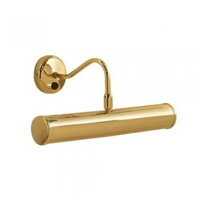 BC 2 Light Polished Brass Adjustable Picture Light