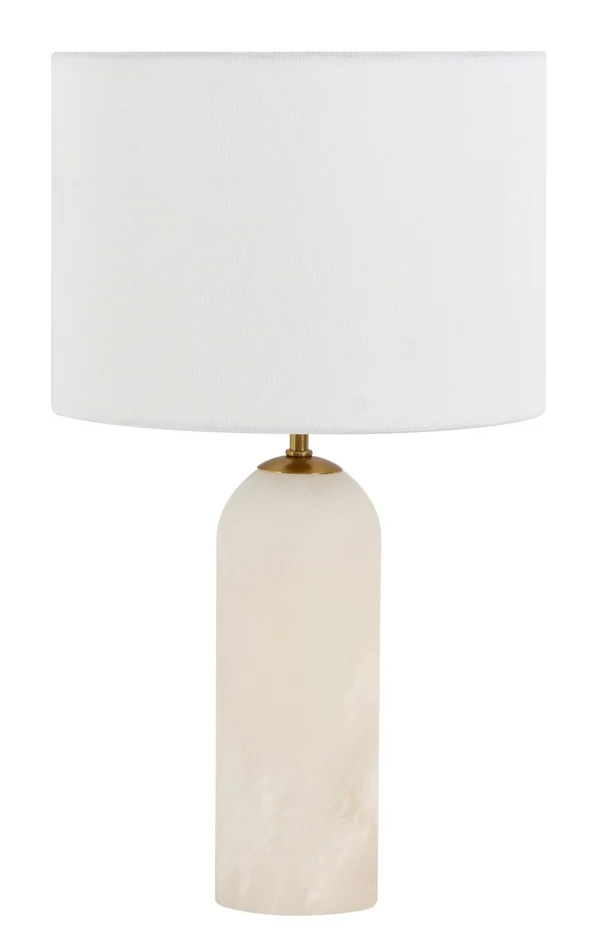 Beacon Lighting 27043001 Firma Two Light Table Lamp, White