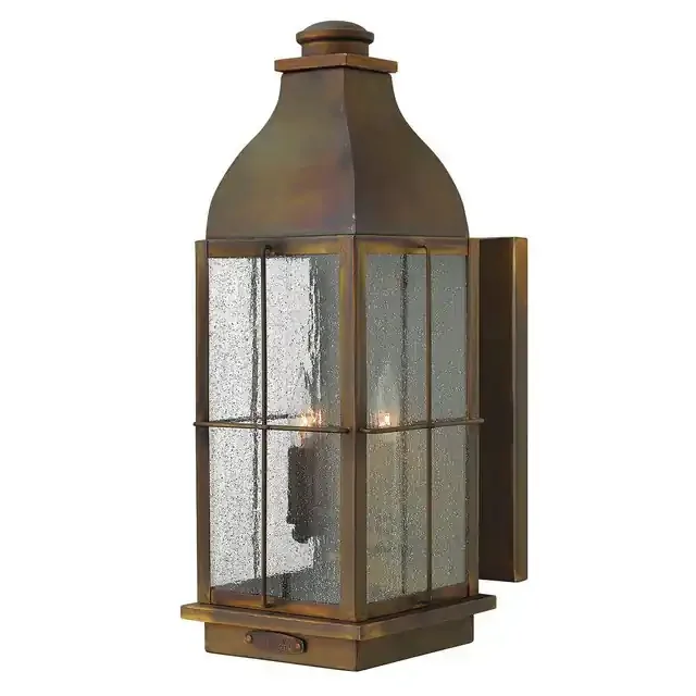 Bingham 3 Light Solid Brass 53cm IP44 Wall Light