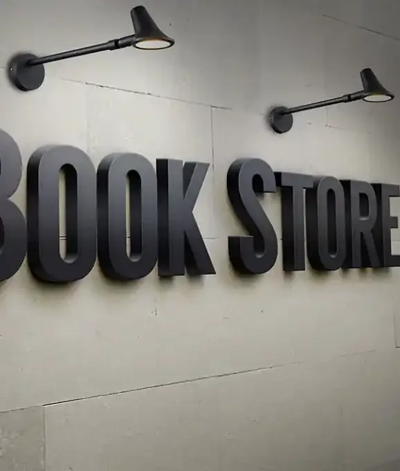 Black Adjustable Exterior LED Sign Light with Wide Light Span