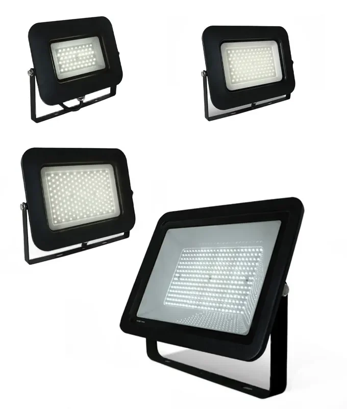 Black LED CCT Variable Flood Light with Adjustable Mounting Bracket