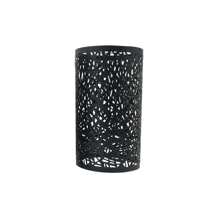 Black Retro Cylinder Light Shade