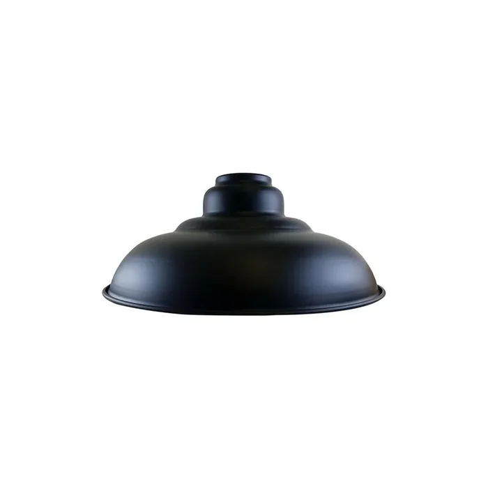 Black (White Inner) Bowl Retro Light Shade