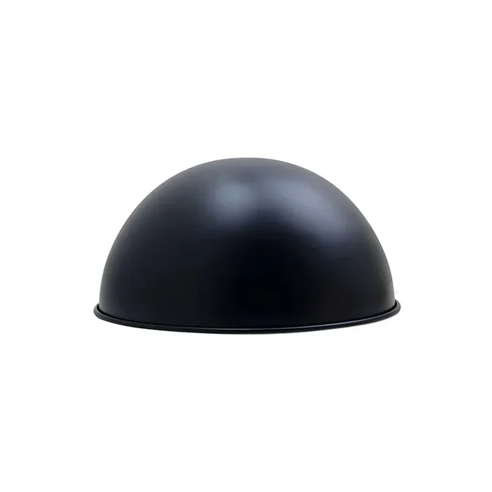 Black (White Inner) Dome Light Shade – Large
