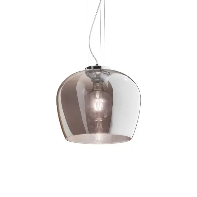 Blossom SP1 Chrome with Smoke Glass Pendant Light