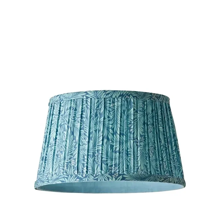 Blue Alba Small William Morris Inspired Tapered Floral Print Easy Fit Shade