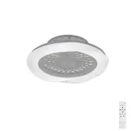 Boreal Prismatic LED Dimmable Ceiling Light With Built-In Fan – Remote Control