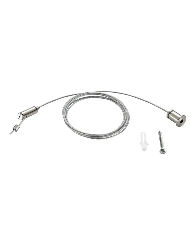 Braided Wire Suspension for Track Lighting Systems – Easy-To-Install – Adjust In-Situ