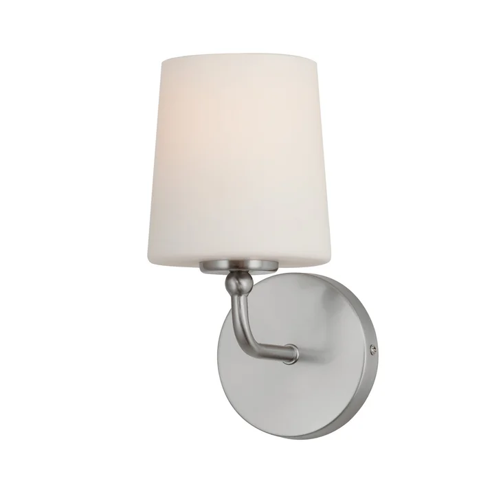 Bristol One Light Wall Sconce in Satin Nickel (16|12091SWSN)