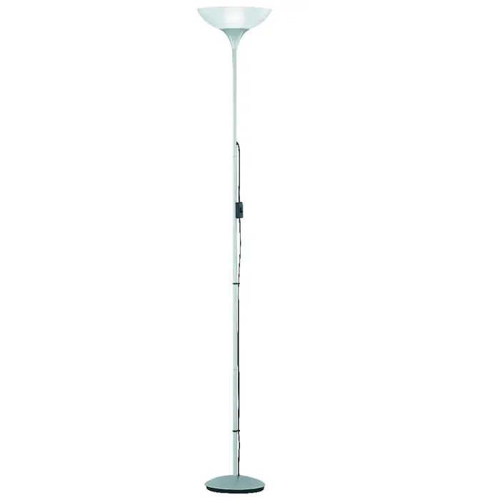 Britalia BR4302-87 Titanium Silver Modern Uplight Floor Lamp Light