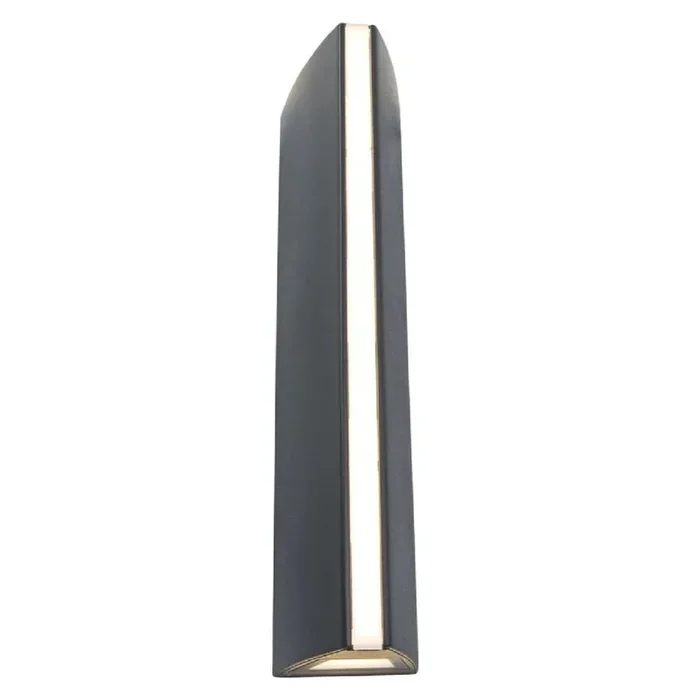 Britalia BR5192701335 LED Anthracite Outdoor Modern Triangular Up & Down Wall Light