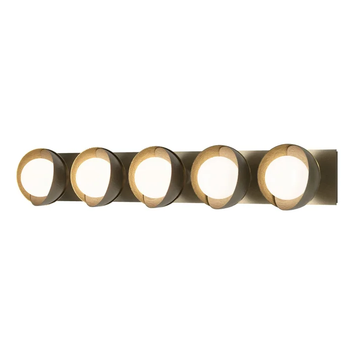 Brooklyn Five Light Bath Sconce in Soft Gold (39|201379-SKT-84-86-GG0711)