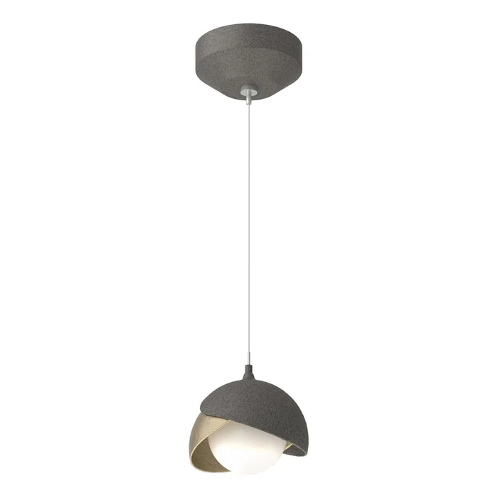 Brooklyn One Light Mini Pendant in Natural Iron (39|161183-SKT-STND-20-84-GG0711)