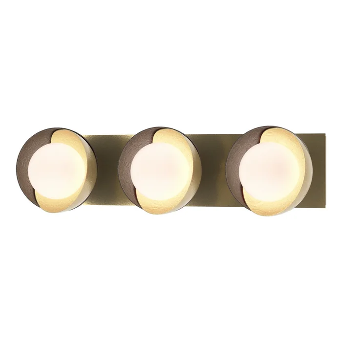 Brooklyn Three Light Bath Sconce in Modern Brass (39|201378-SKT-86-14-GG0711)