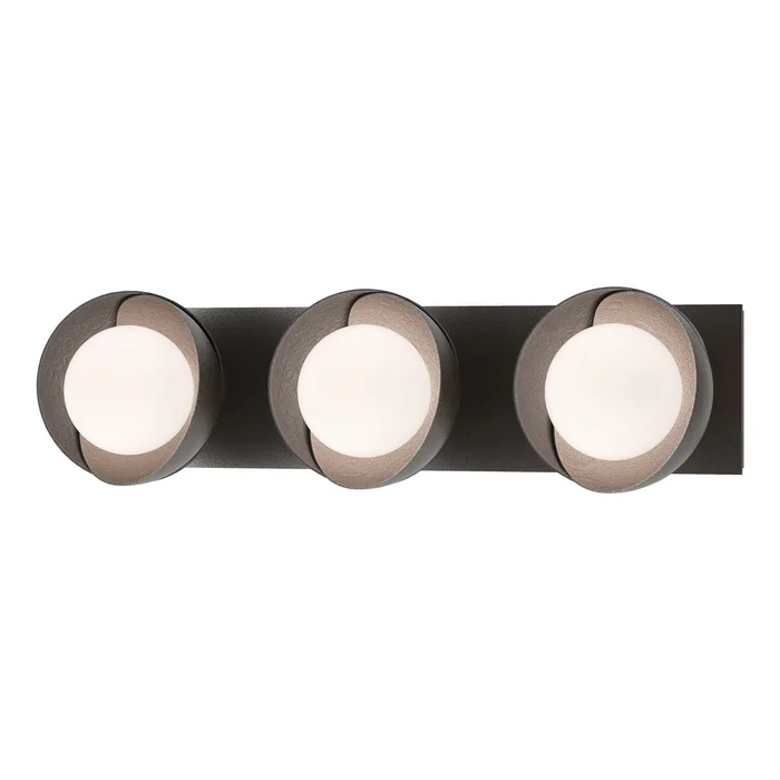 Brooklyn Three Light Bath Sconce in Oil Rubbed Bronze (39|201378-SKT-14-10-GG0711)