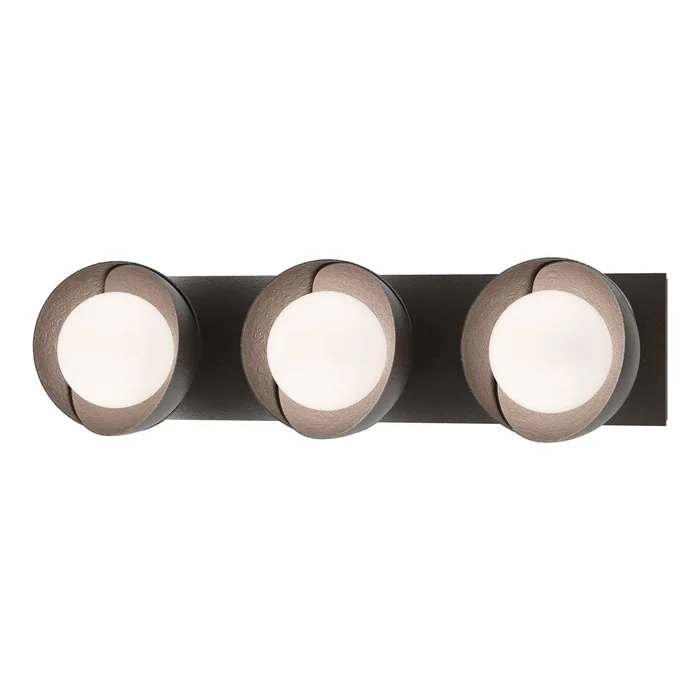 Brooklyn Three Light Bath Sconce in Oil Rubbed Bronze (39|201378-SKT-14-14-GG0711)