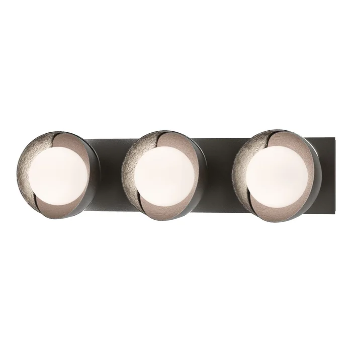 Brooklyn Three Light Bath Sconce in Oil Rubbed Bronze (39|201378-SKT-14-85-GG0711)