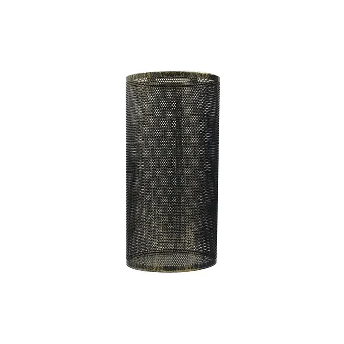 Brushed Brass Cage Cylinder Light Shade