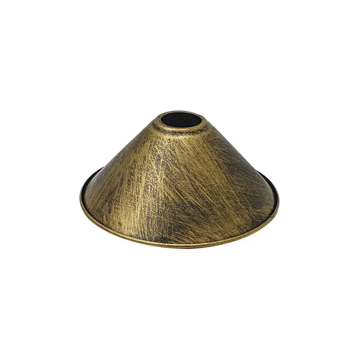 Brushed Brass Cone Light Shade