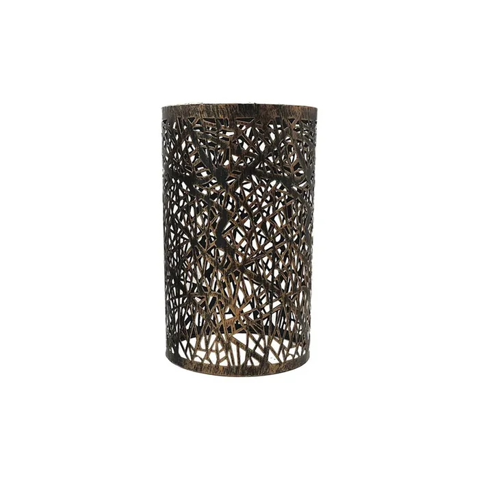 Brushed Copper Retro Cylinder Light Shade
