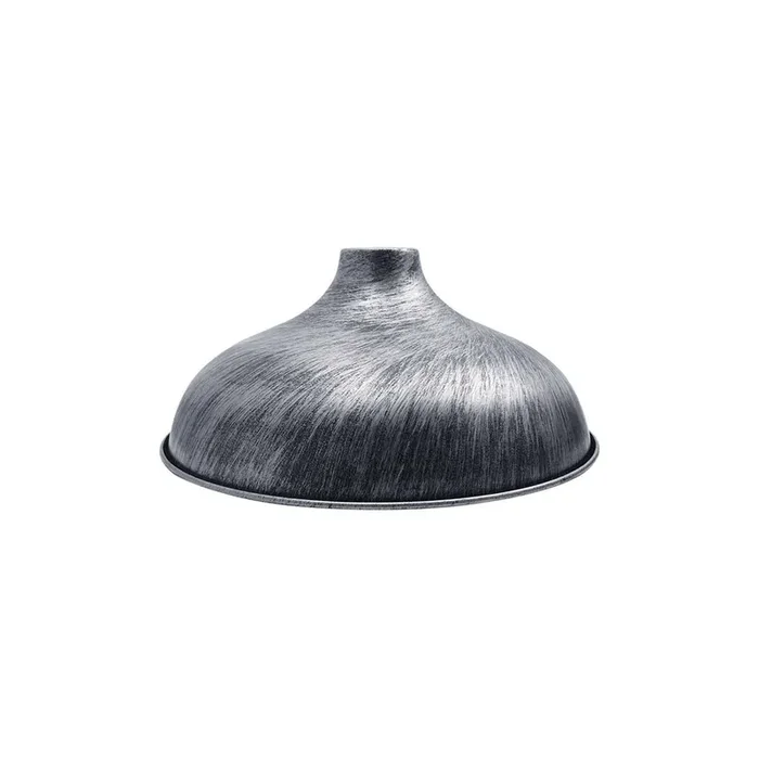Brushed Silver Bowl Vintage Industrial Light Shade