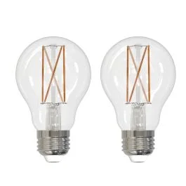 Bulbrite 861592 LED8A19/27K/FIL/3/JA8-2PK 8.5W LED A19 2700K  FILAMENT FULLY COMPATIBLE DIMMING JA8-2PK