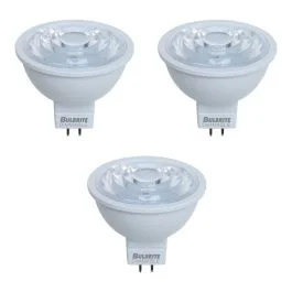 Bulbrite 862671 LED7MR16FL35/75/927/J/D-3PK Pack of (3) 7.5 Watt Dimmable Flood MR16 Bi-Pin (GU5.3) LED Bulb – 570 Lumens, 2700K, and 90 CRI