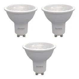 Bulbrite 862686 LED5PAR16GUFL40/50/930/J/D-3PK Pack of (3) 5.5 Watt Dimmable Flood PAR16 Twist & Lock Bi-Pin (GU10) LED Bulb – 420 Lumens, 3000K, and 90 CRI