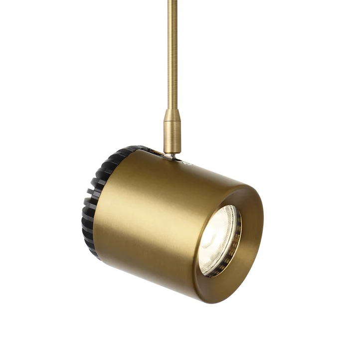 Burk LED Head in Aged Brass (182|700MOBRK8272003R)