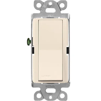 CA-1PS-LA Lutron Claro 15 Amp, Single-pole On/off Rocker Switch, Light