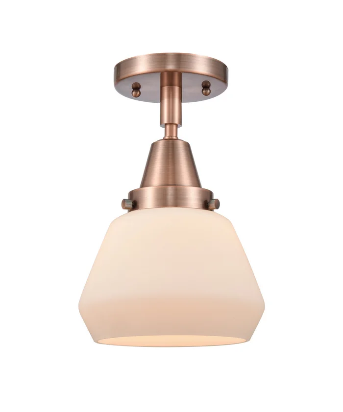 Caden LED Flush Mount in Antique Copper (405|447-1C-AC-G171-LED)