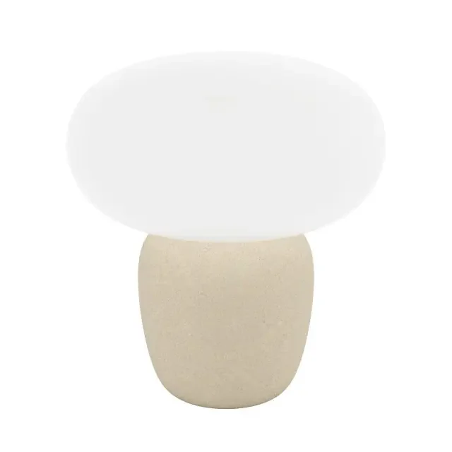 Cahuama Ceramic with Glass Opal Shade Table Lamp