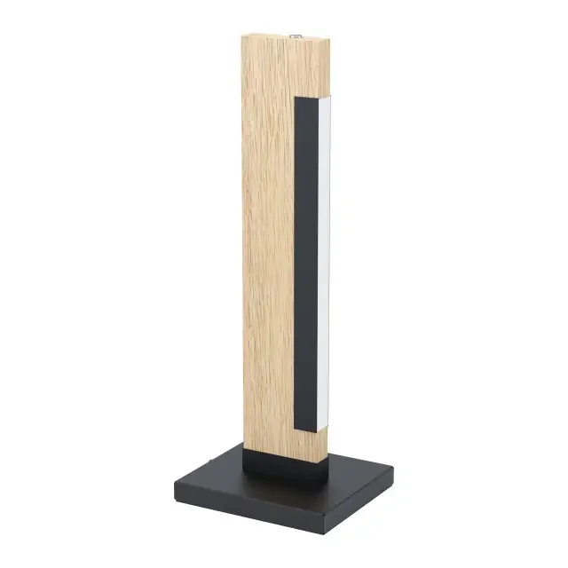 Camacho Brown Black and White Table Lamp