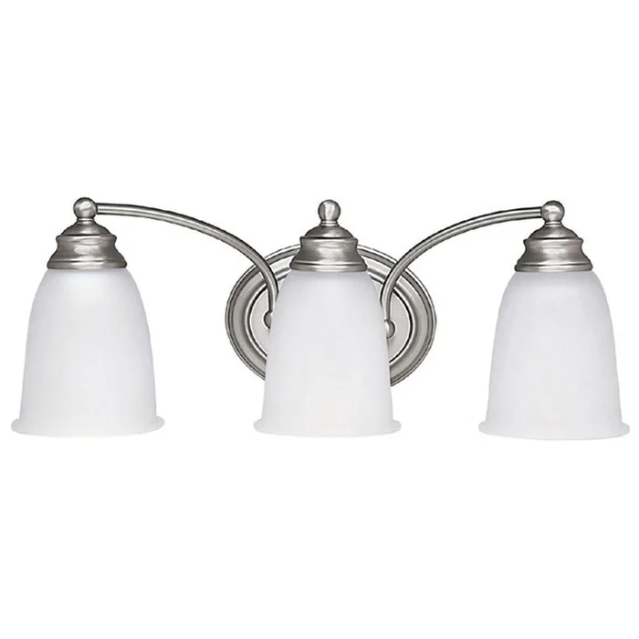 Capital Lighting 1088MN-132 Clarke Three Light Vanity, Matte Nickel