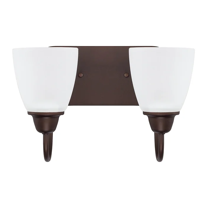 Capital Lighting 115121BZ-337 Trenton Two Light Vanity, Bronze
