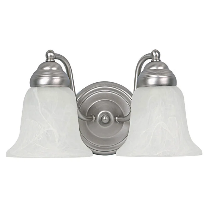 Capital Lighting 1362MN-117 Brady Two Light Vanity, Matte Nickel