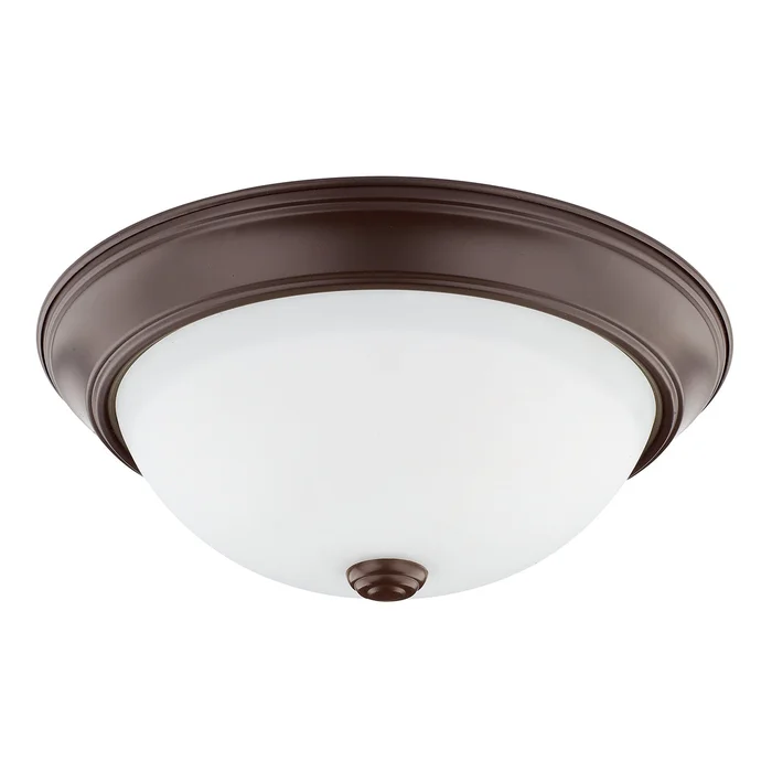 Capital Lighting 214722BZ Bates Two Light Flush Mount, Bronze