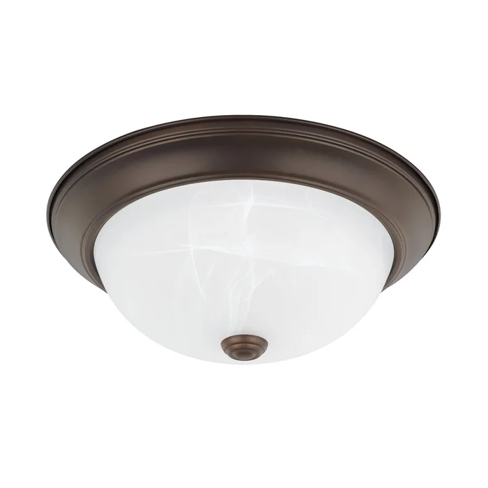 Capital Lighting 219022BZ Bates Two Light Flush Mount, Bronze