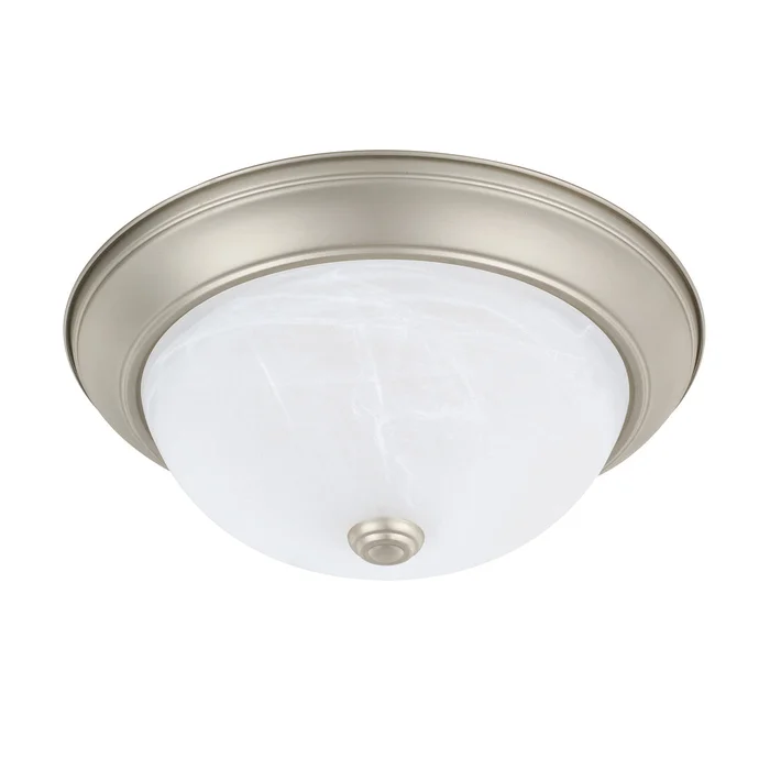 Capital Lighting 219022MN Bates Two Light Flush Mount, Matte Nickel