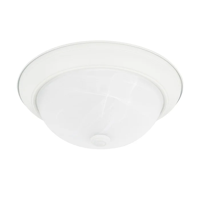 Capital Lighting 219022MW Bates Two Light Flush Mount, Matte White