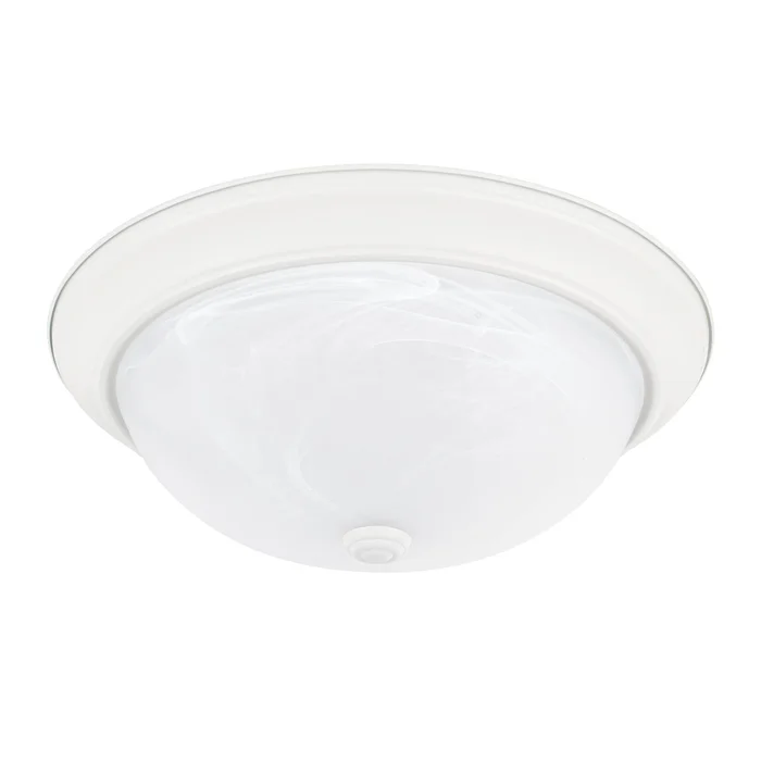 Capital Lighting 219031MW Bates Three Light Flush Mount, Matte White